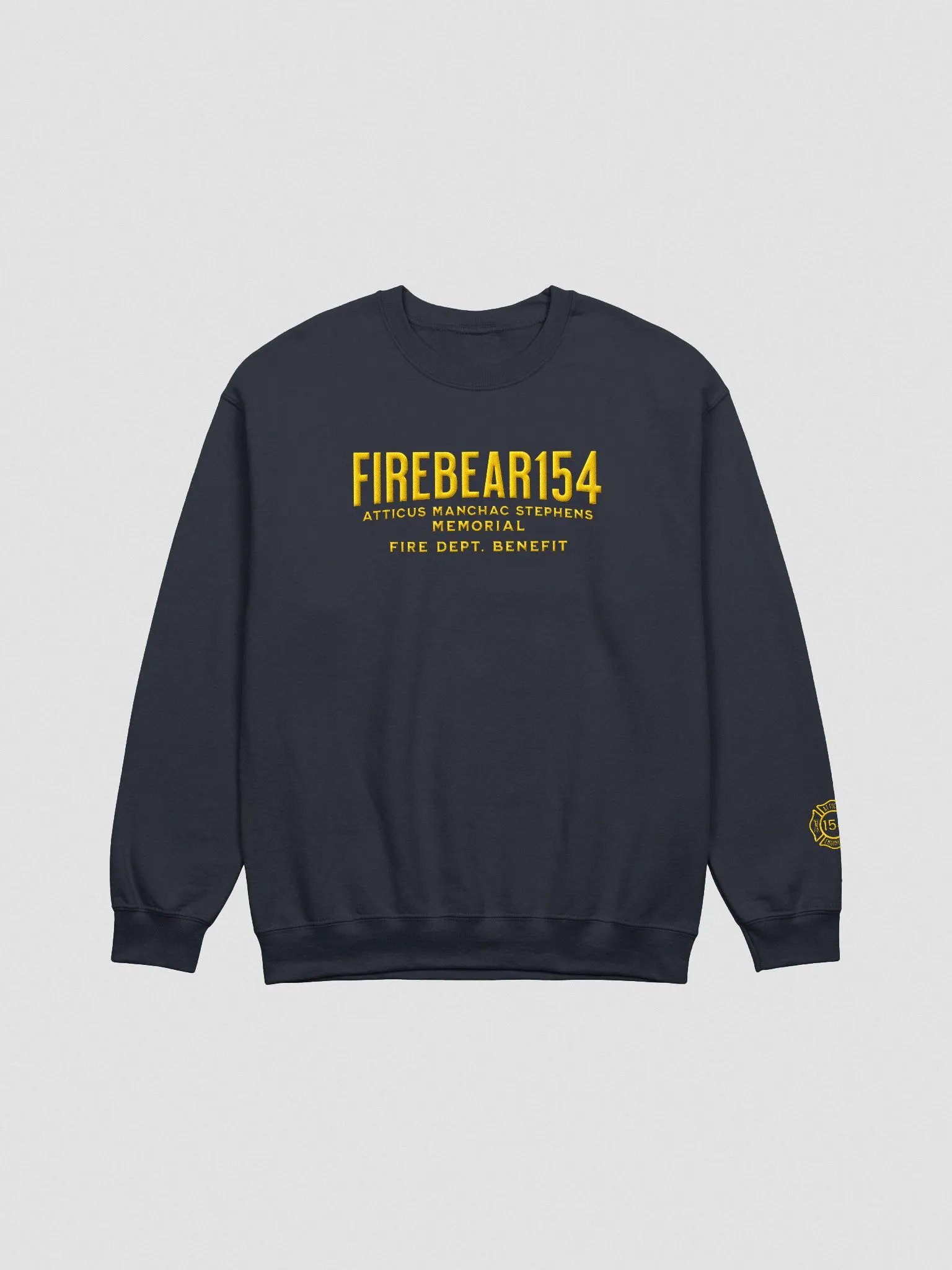 The Fire Bear 154 Embroidered Sweatshirt product image (3)