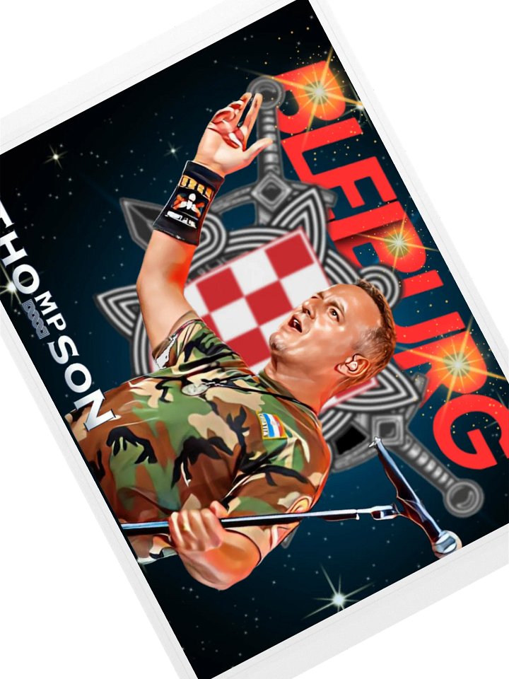 Patriotic Camo Mic Sticker Sheet product image (1)