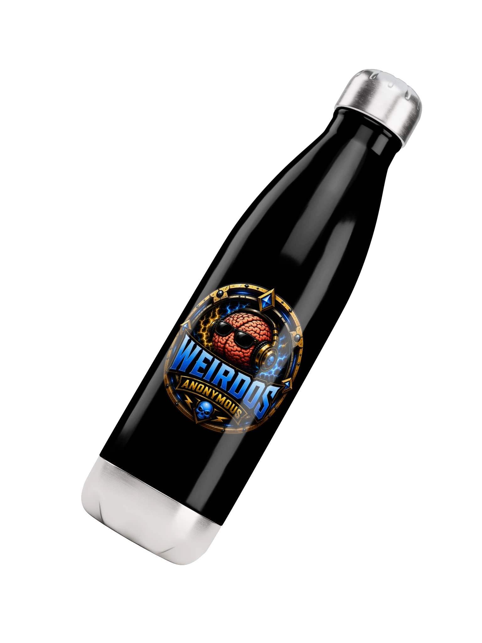 Beard__Oh Weirdos Anonymous Water Bottle product image (4)