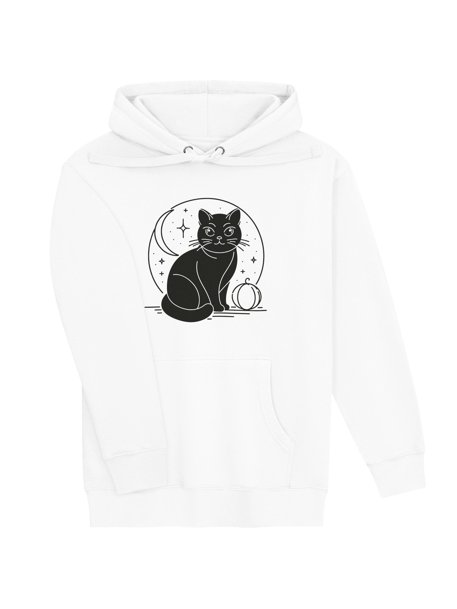 Midnight Cat Graphic Hoodie | IDLAR product image (5)