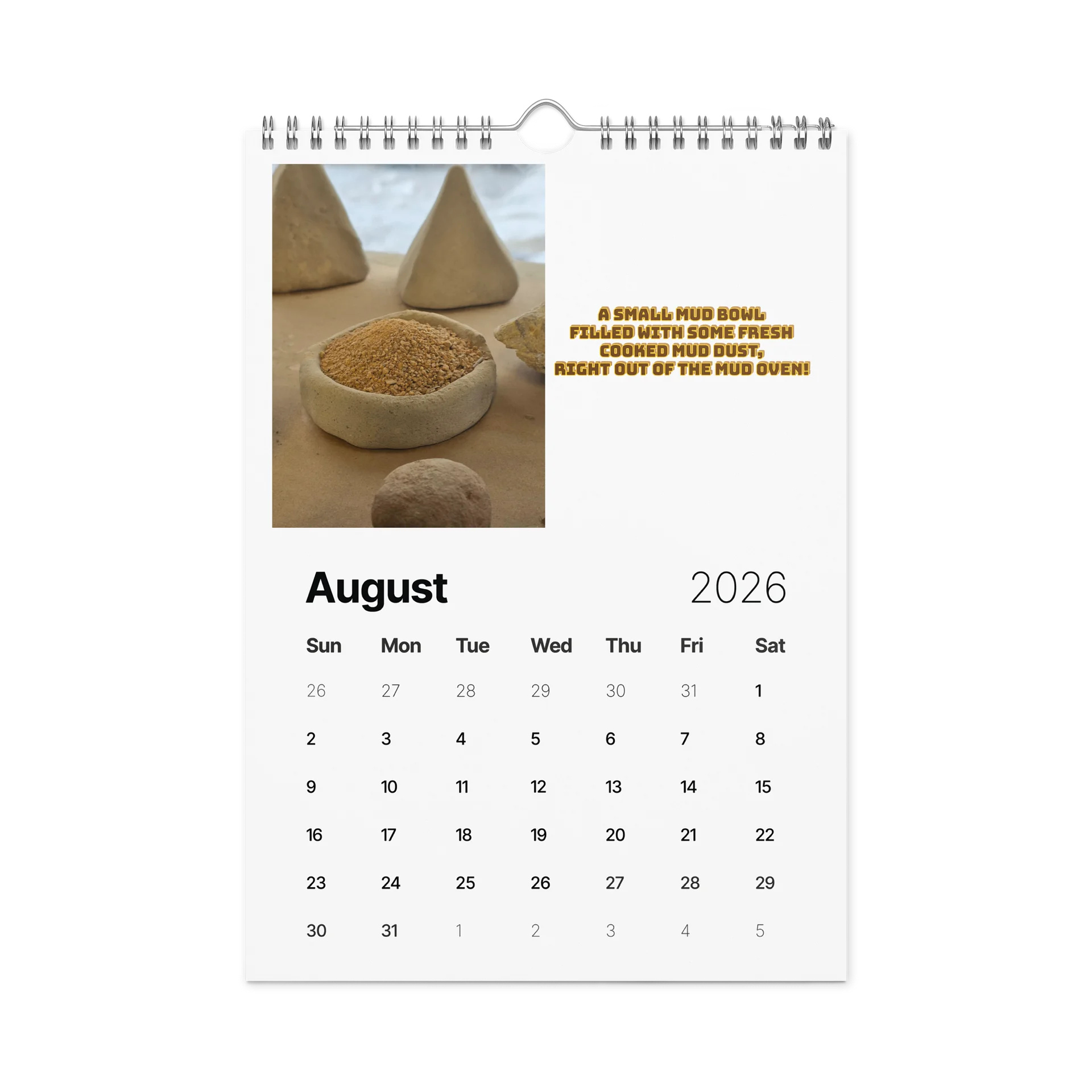 Mud Museum Calendar product image (2)