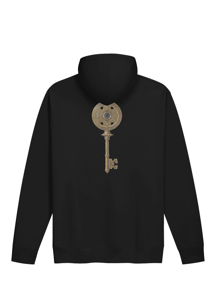 The Gatekeeper’s Key – Black Midweight Dual Edition (Front & Back Print) | Unisex Hoodie product image (2)