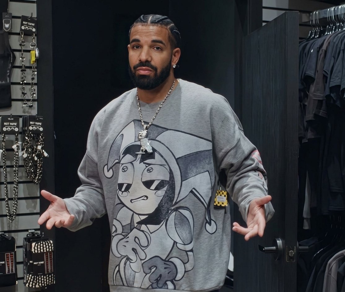 Drake Pomni Shirt - The Amazing Digital Circus Sweatshirt, Funny Hip Hop Meme Tee product image (2)