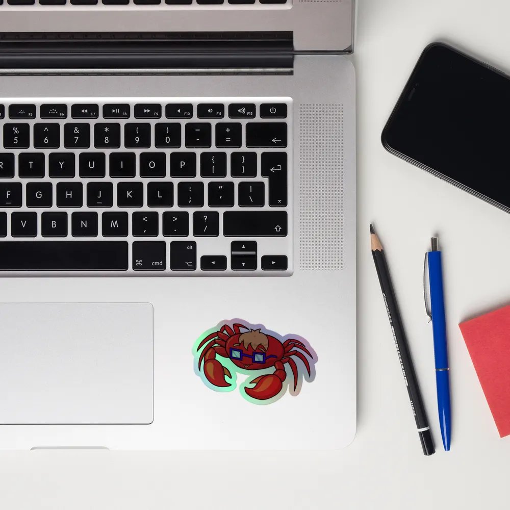 Crab Lee HOLO sticker!! product image (12)
