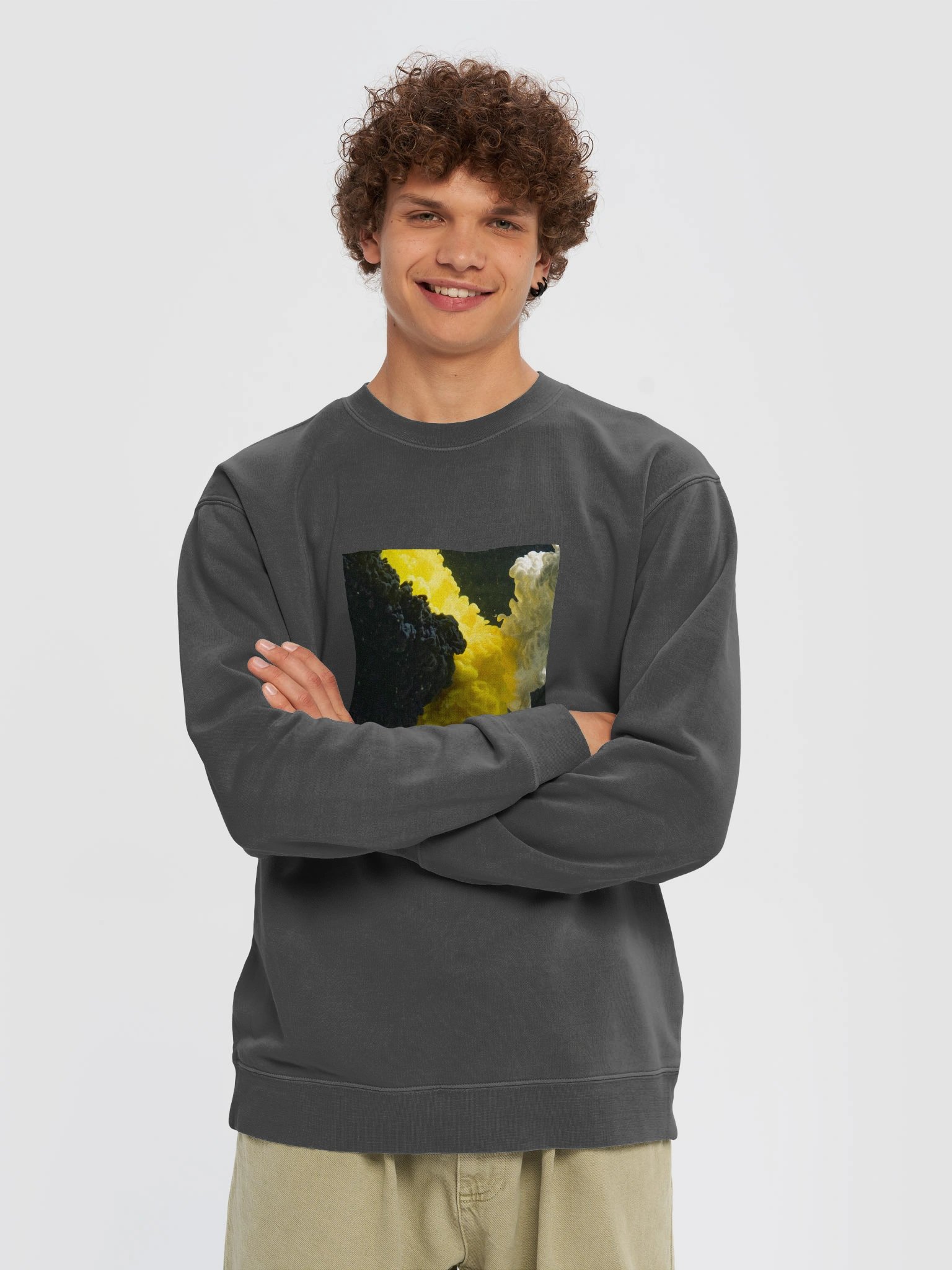'Moods I' Vintage Pigment Dyed Crew Sweatshirt product image (3)