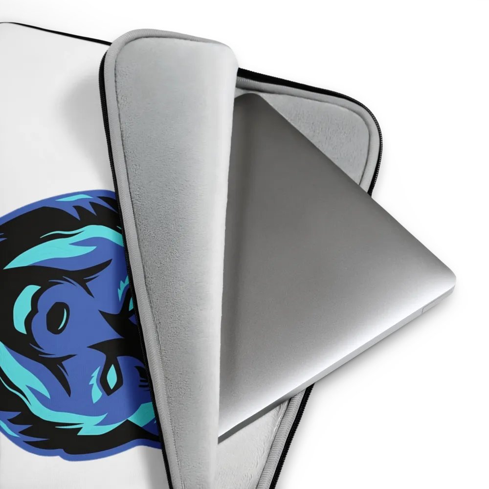 Lunar Wolf Laptop Sleeve product image (3)