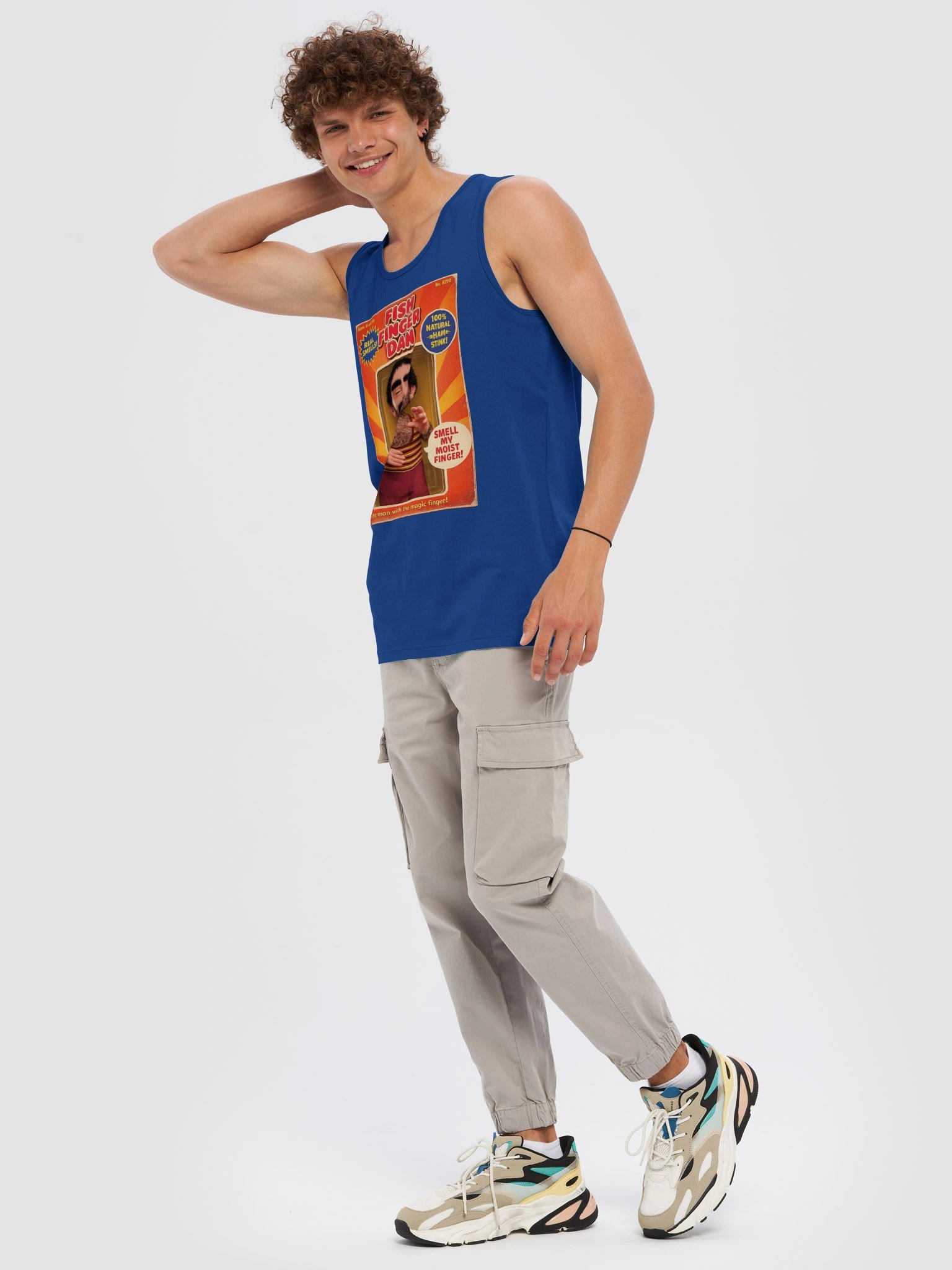 666 Toys | Fish Finger Dan | Cotton Heritage Men's Premium Tank Top product image (15)