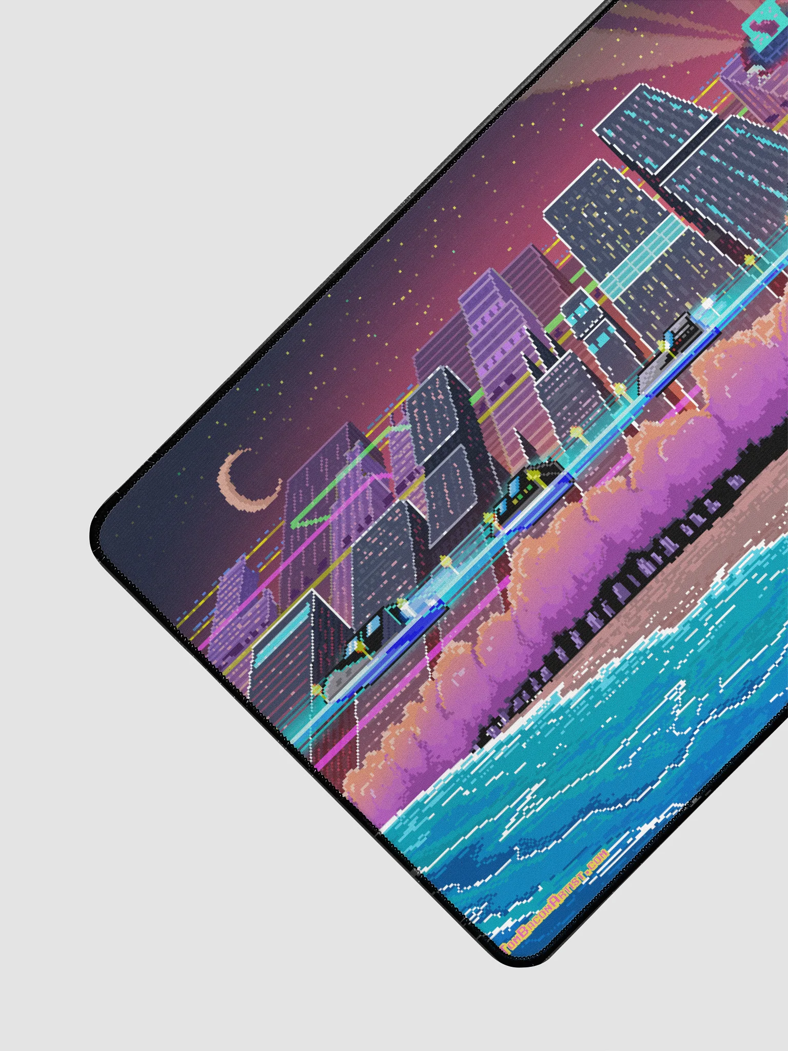 Synth City - Solwave Beach - Deskmat product image (3)