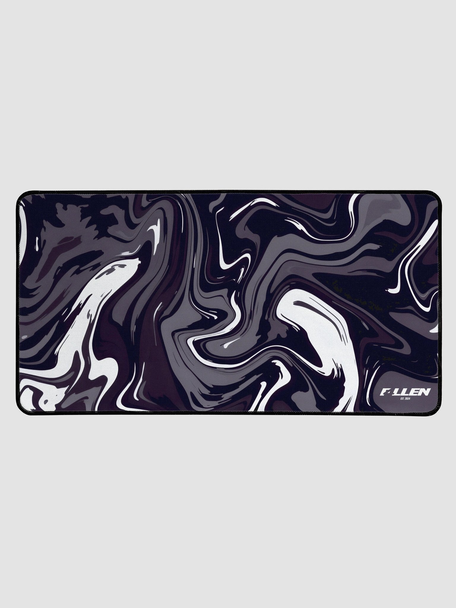 BLACK SWIRL DESKMAT - F4LLEN product image (1)