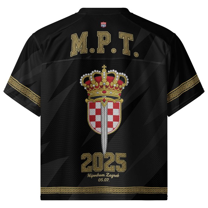 M.P. Thompson Crown All-Over Football Jersey Gold Edition product image (2)