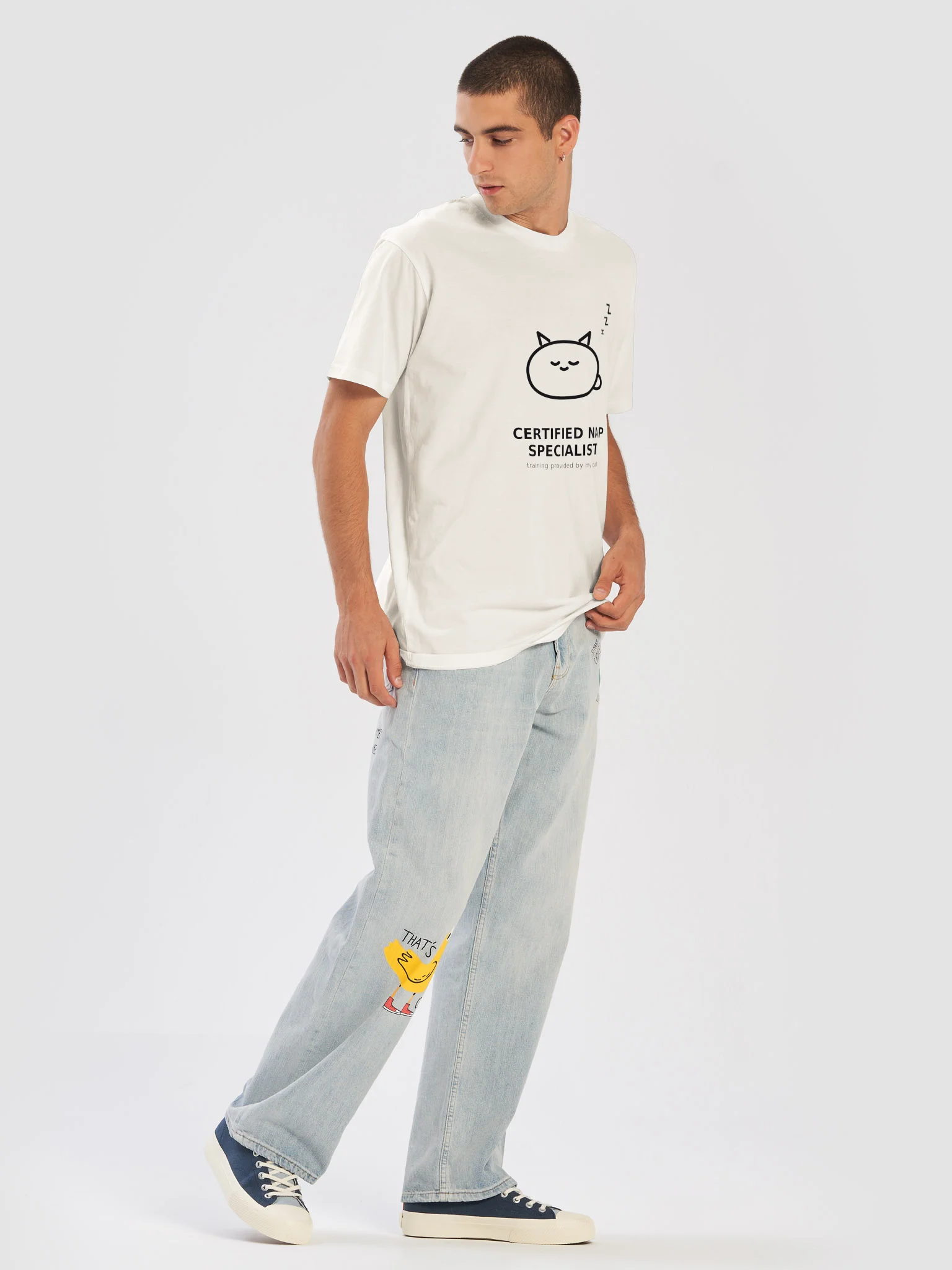 Certified Nap Specialist – Funny Cat T-Shirt product image (17)