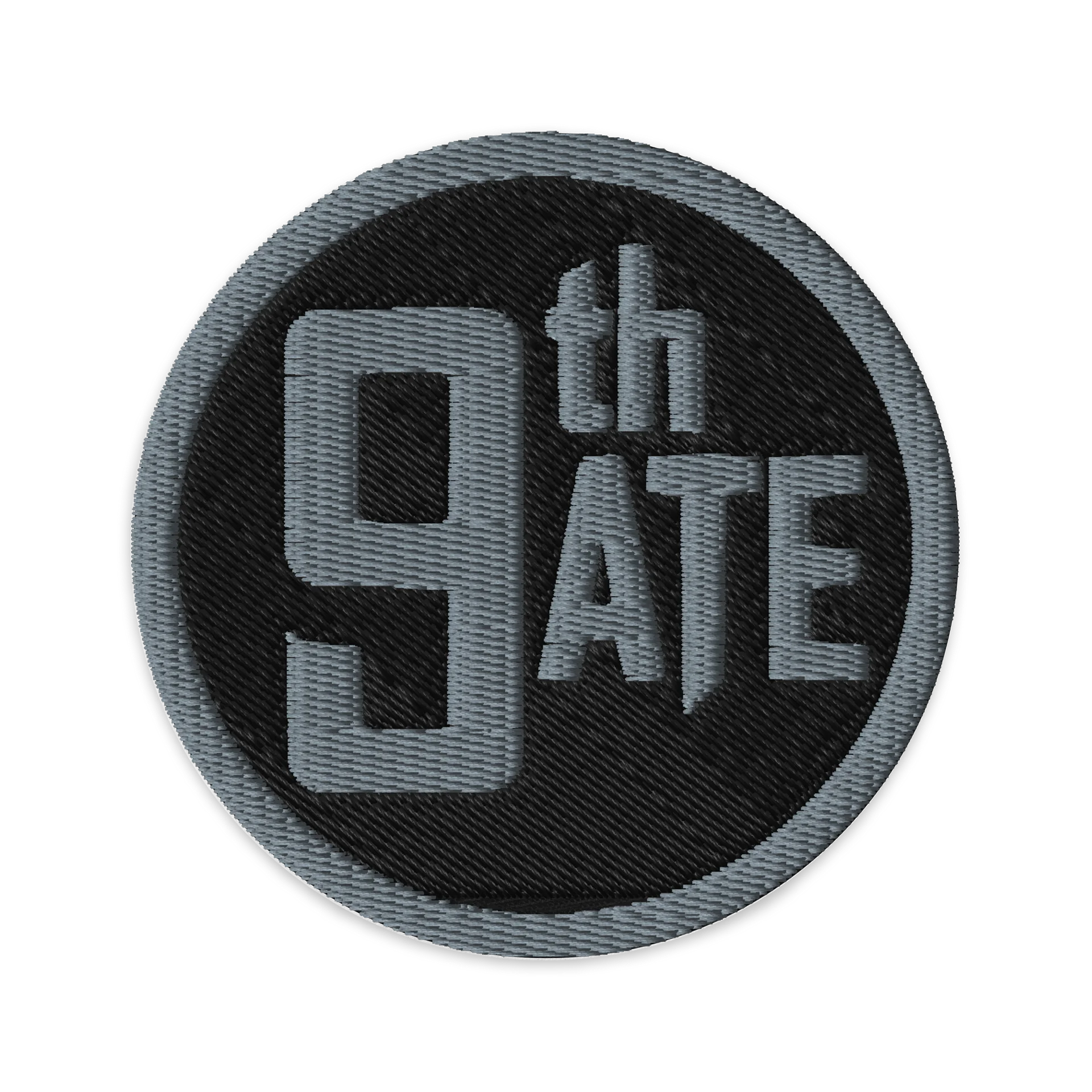 ROUND PATCH - Grey product image (1)
