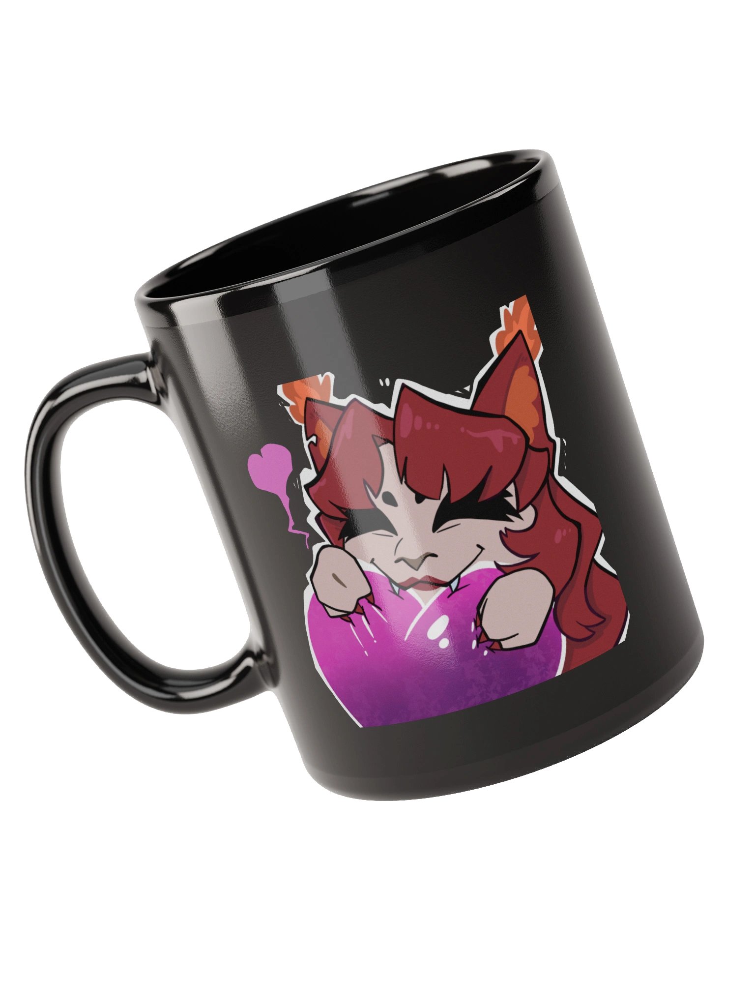 Pyro Loves Black Mug product image (6)