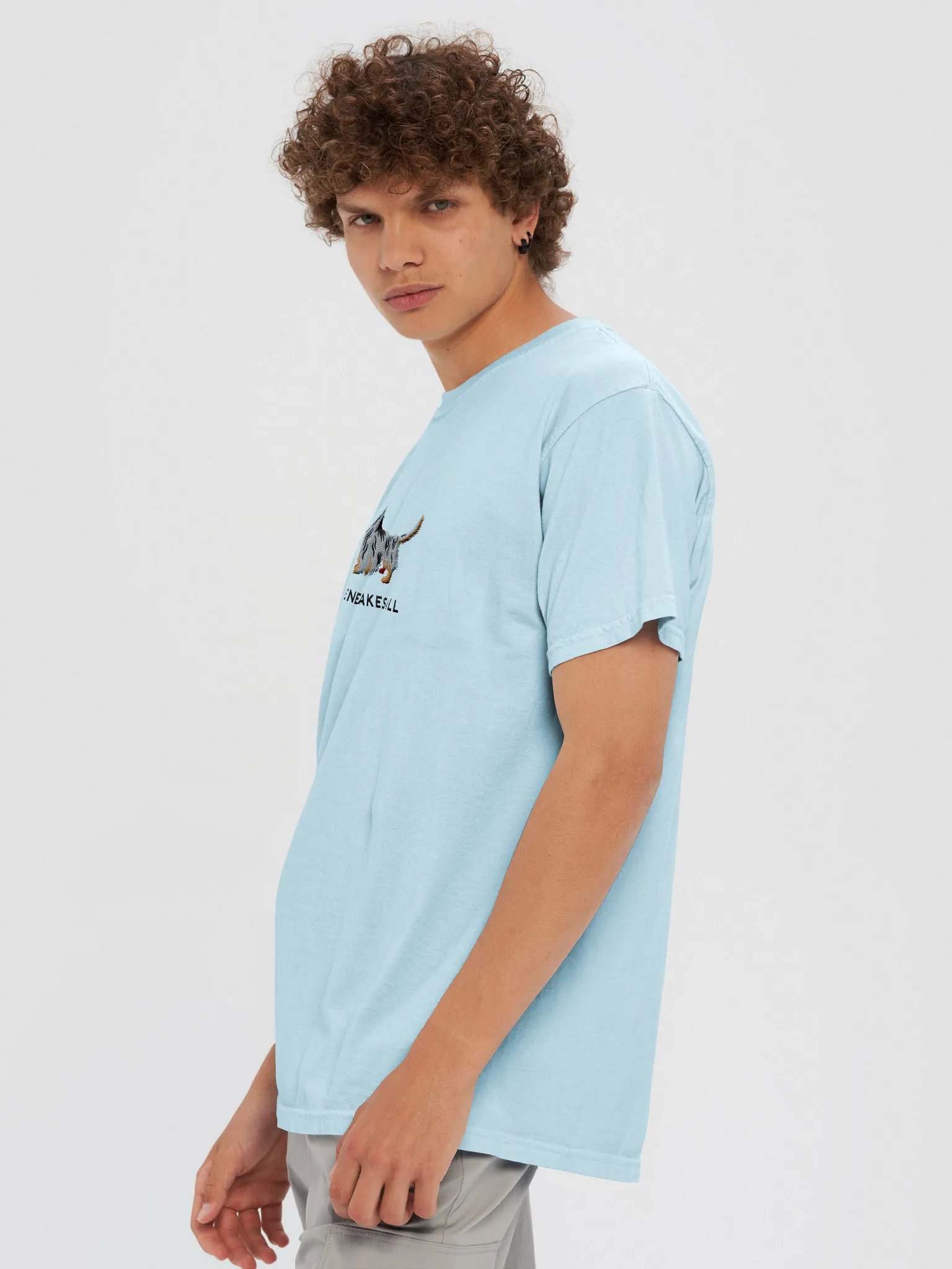 Wiener Takes All T-Shirt(Embroidered) of a Longhaired Dachshund(Dapple) product image (8)