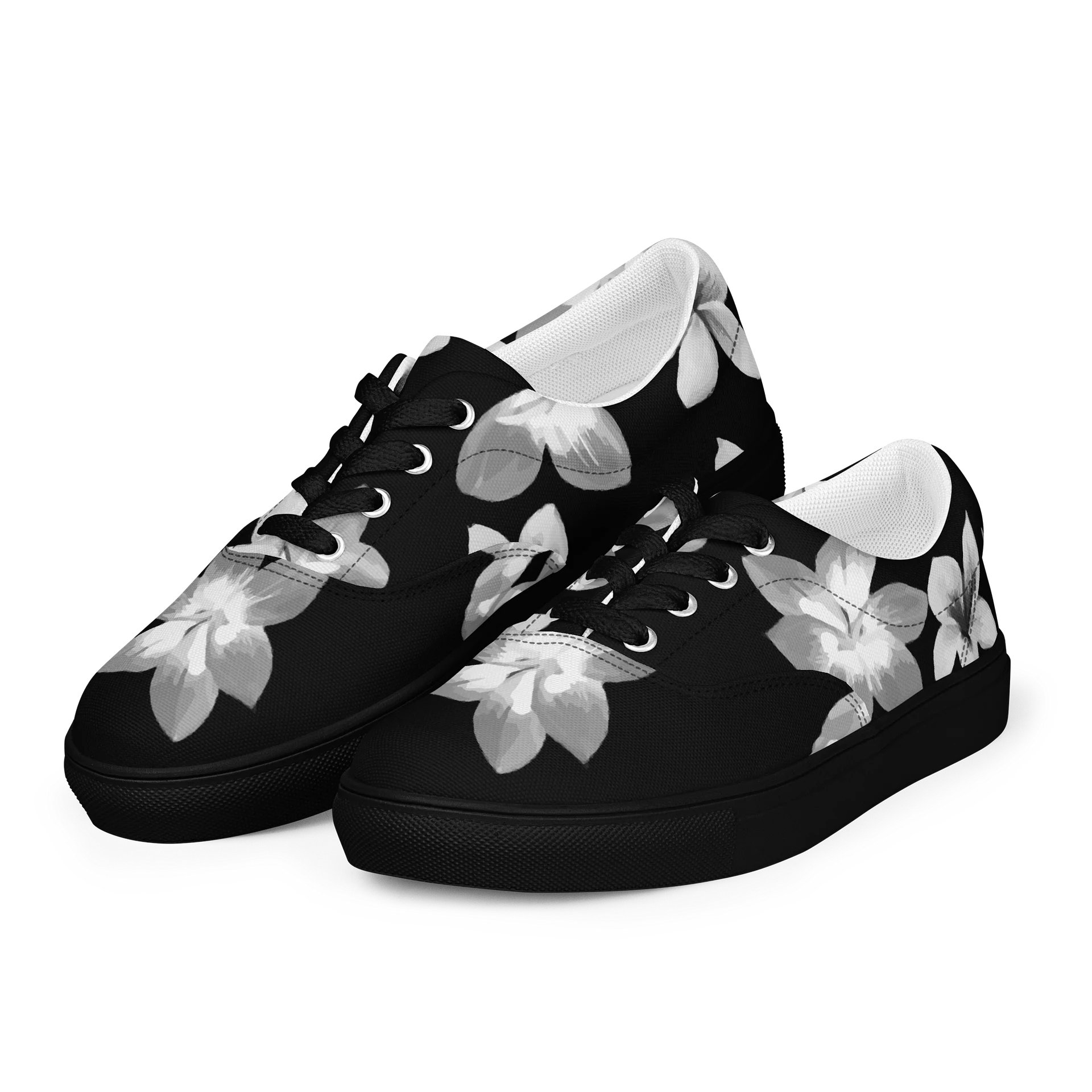Volcanic Ash - Caribbean Soufriere Flower Print | Men's Lace-Up Canvas Shoes product image (6)