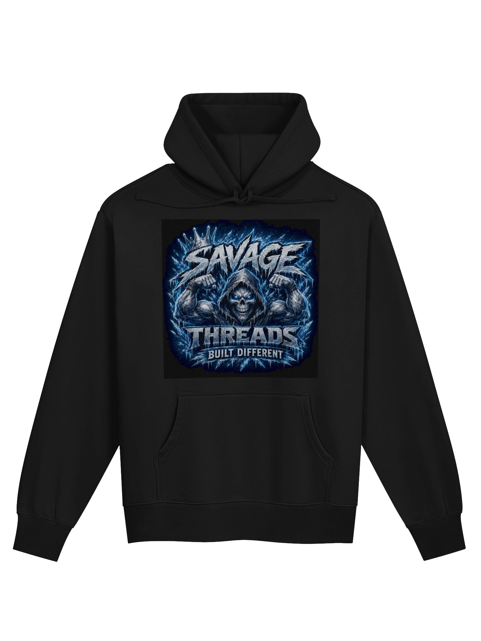 Savage Threads Built Different Hoodie Graphic product image (1)