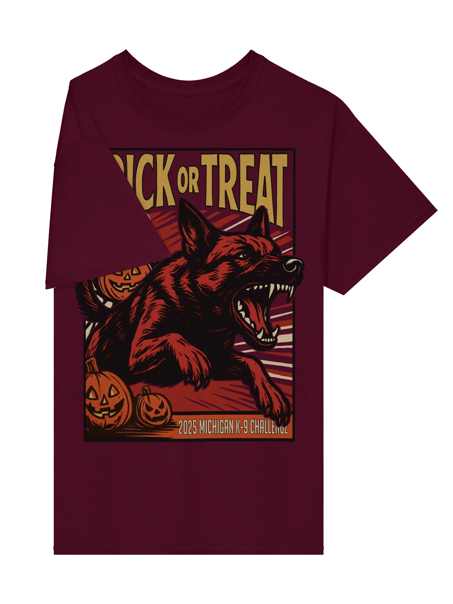 2025 Michigan K-9 Challenge Trick or Treat - Gildan Heavyweight T-shirt product image (7)