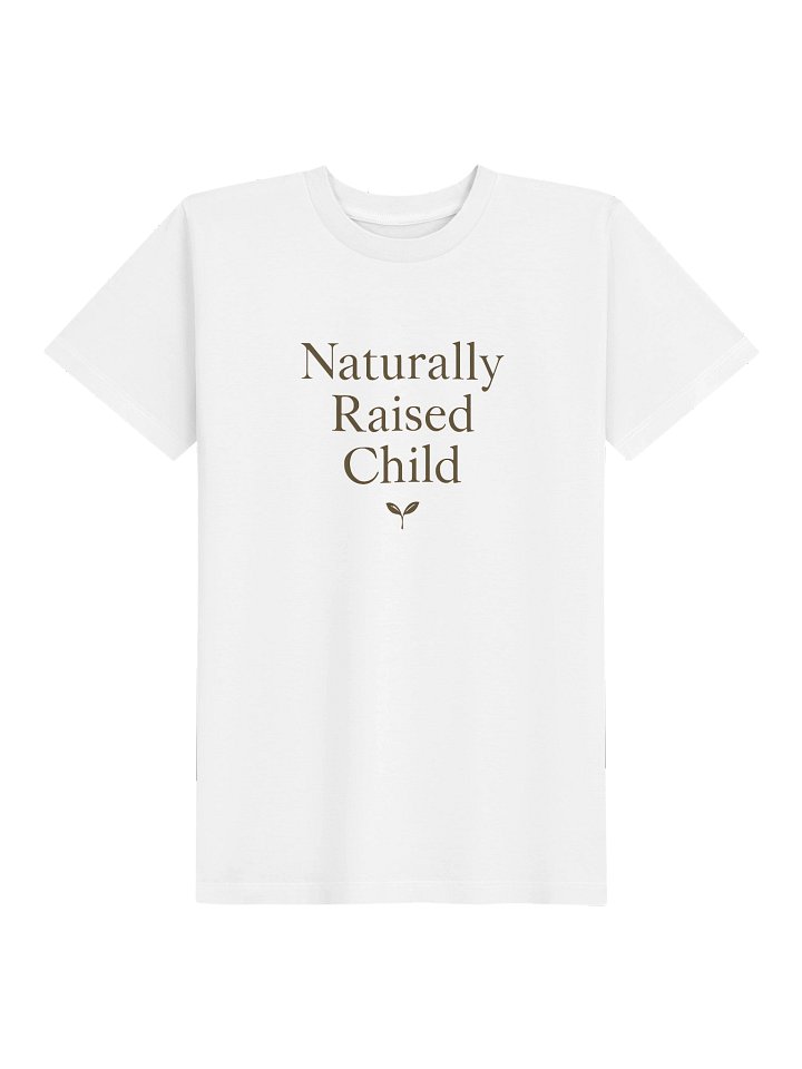 Kids: "Naturally Raised Child" Organic T-Shirt - Light product image (2)