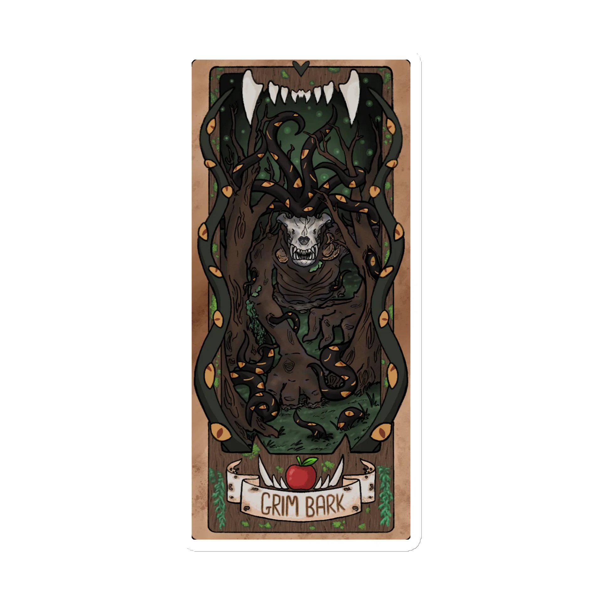 Grim Bark Magnet product image (1)