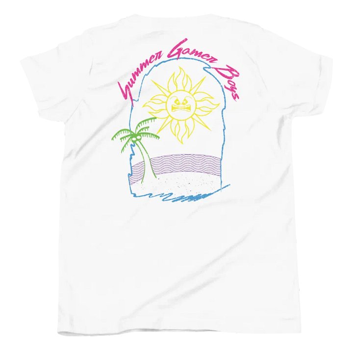Kids Summer Gamer Boys Tee (80s Neon) product image (2)