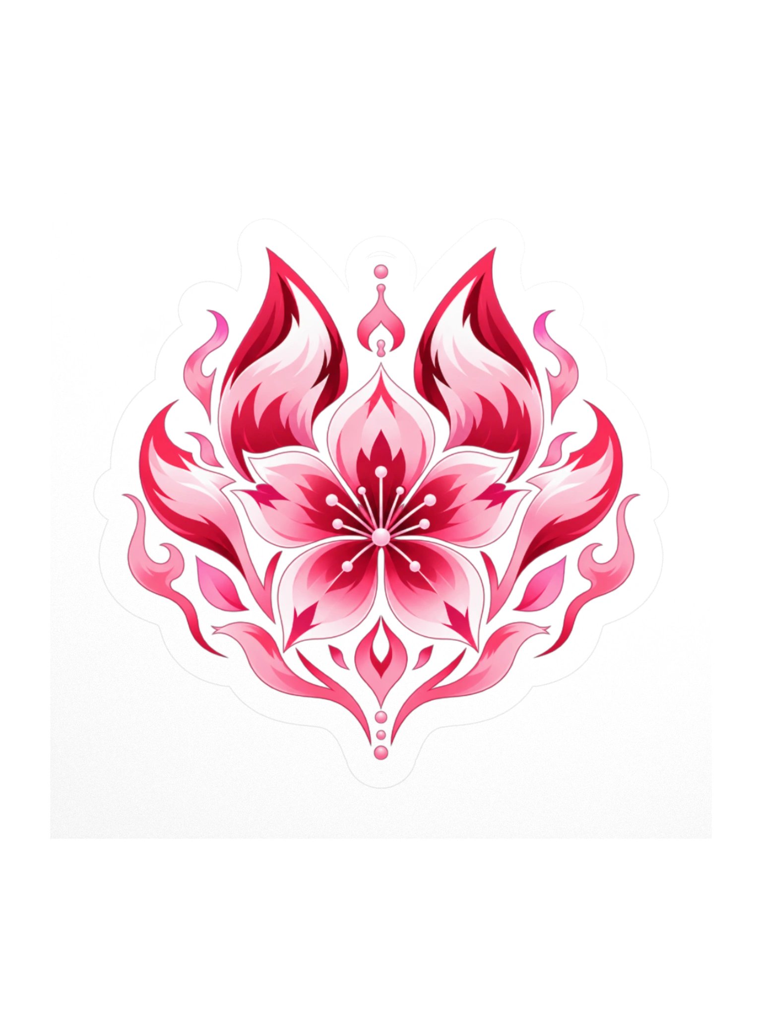 Sakura Kagami logo sticker product image (1)