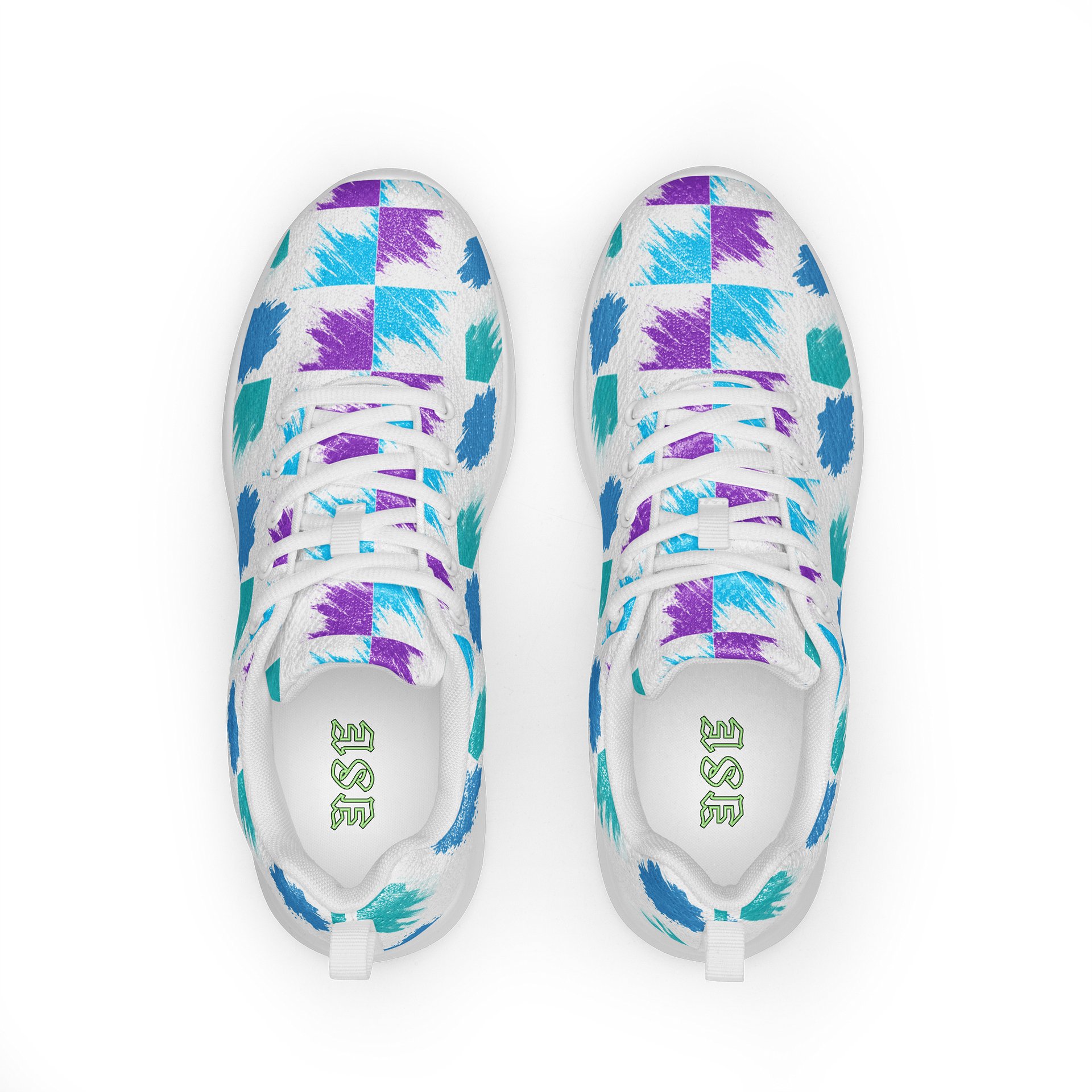 Splash Wave: Abstrakte Grafik-Sneaker Women's Athletic Shoes product image (3)