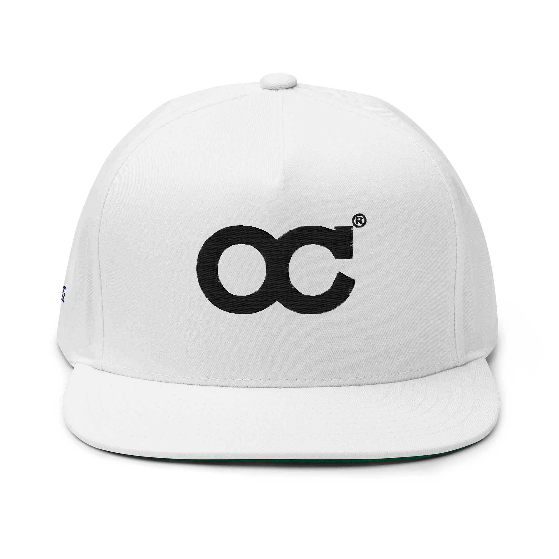 OC Core Flat Snapback Cap (Black Logo) product image (8)