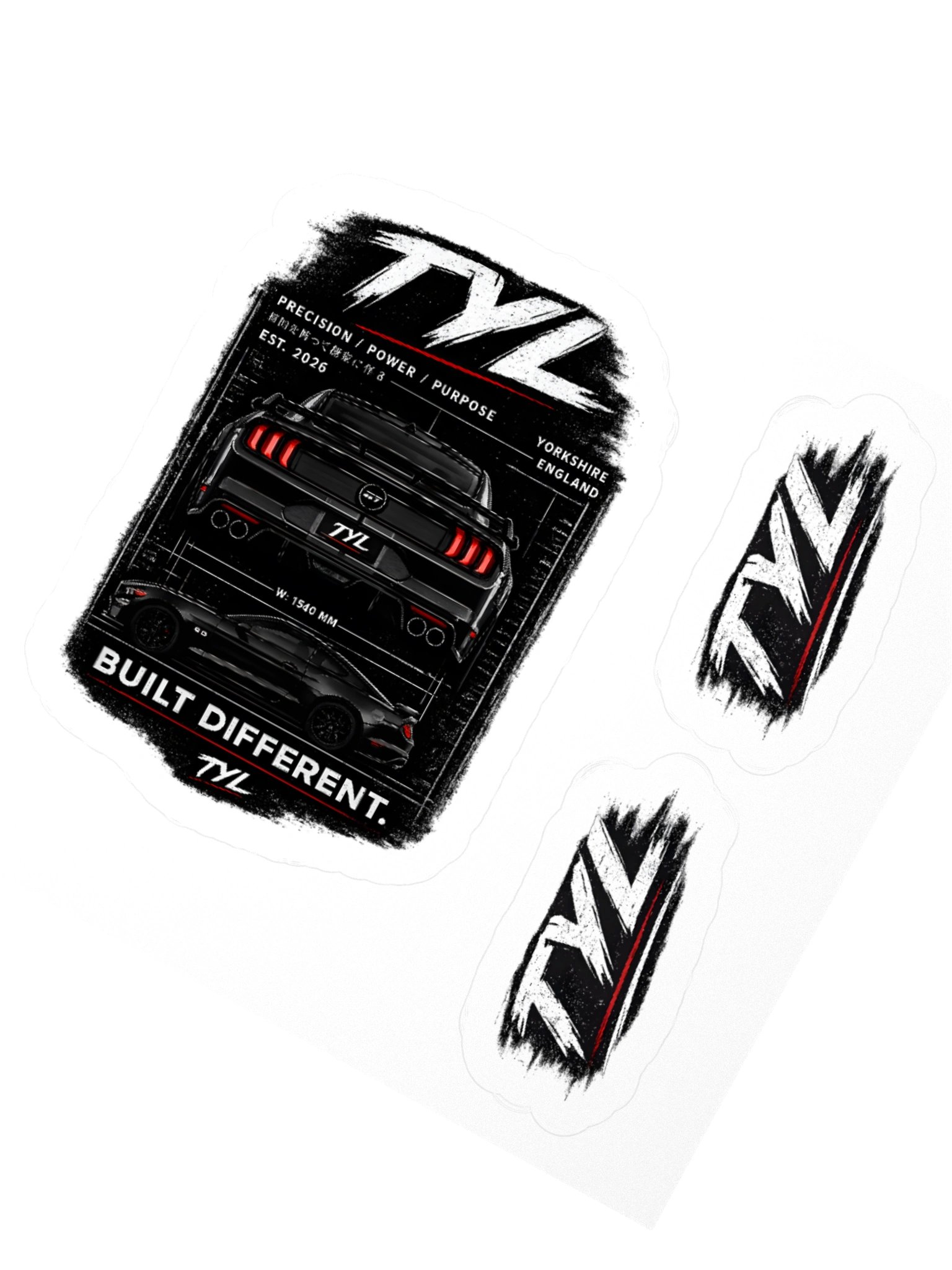 TYL Built Different Stickers product image (5)