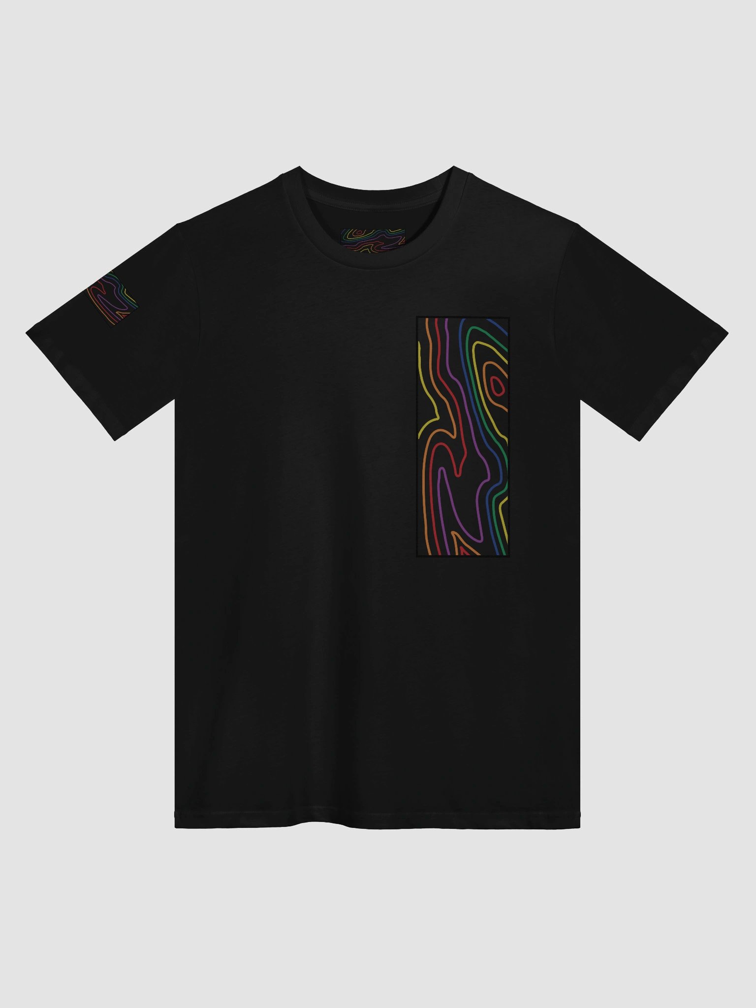 Topographic Pride shirt product image (1)