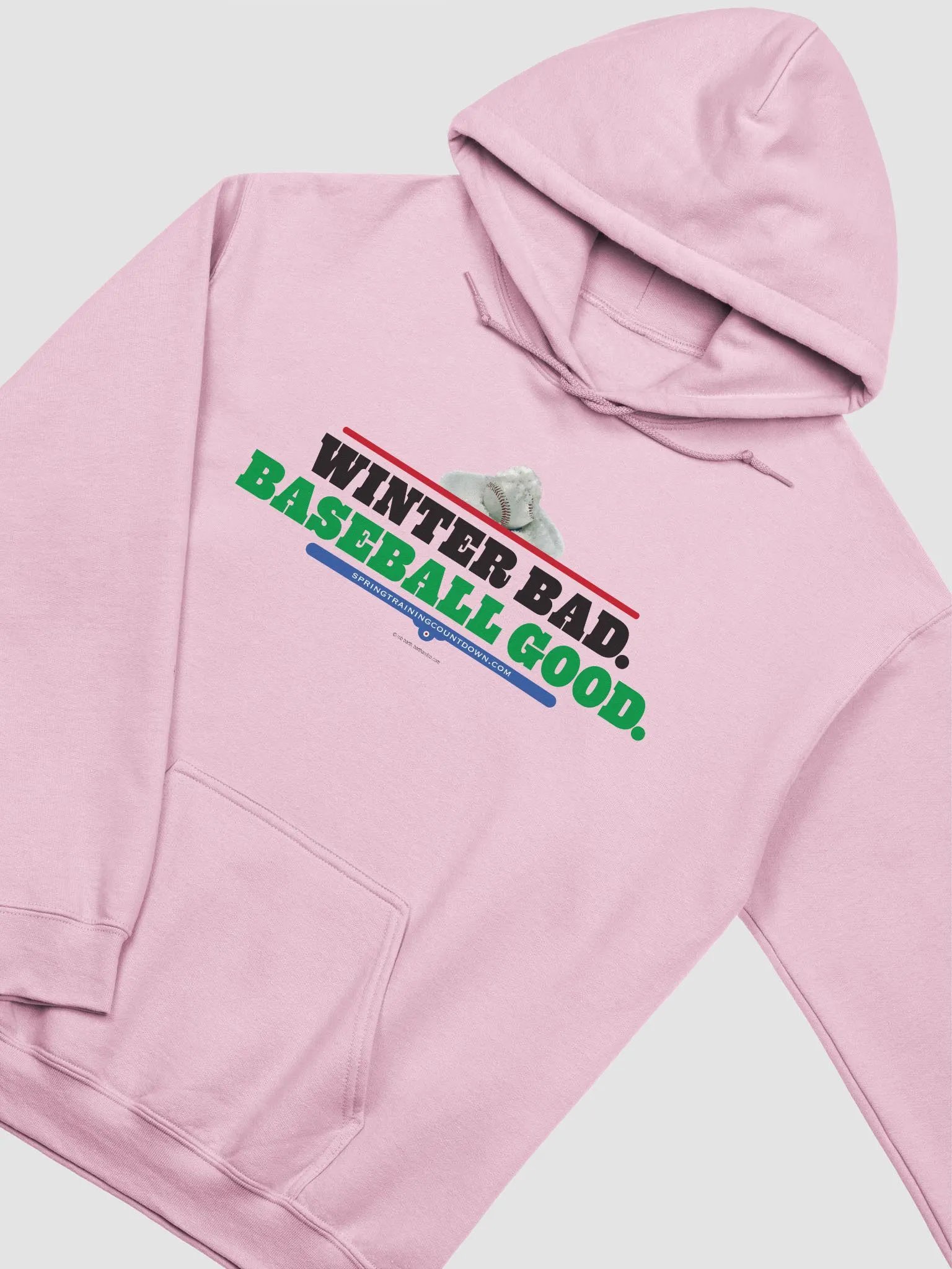 Winter Bad Baseball Good Hoodie product image (6)