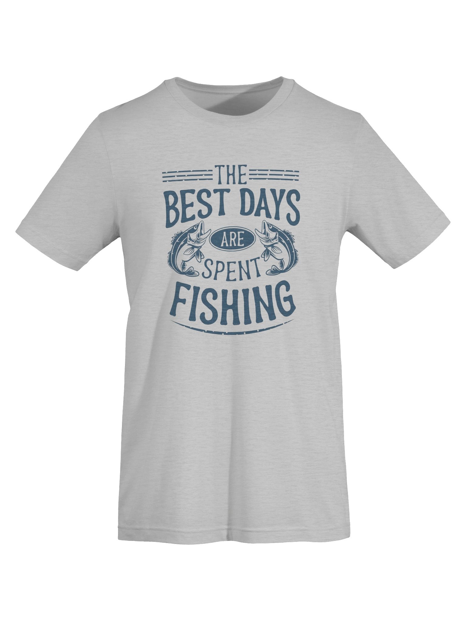 The Best Days Are Spent Fishing T-Shirt | Fisherman Gift Tee product image (19)