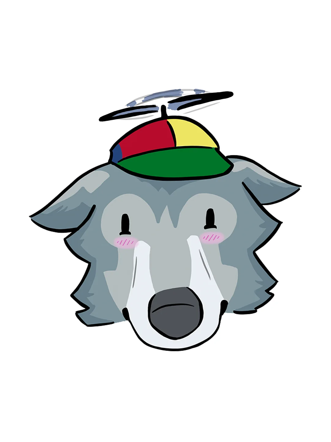 Whimsy Wolp Sticker product image (1)