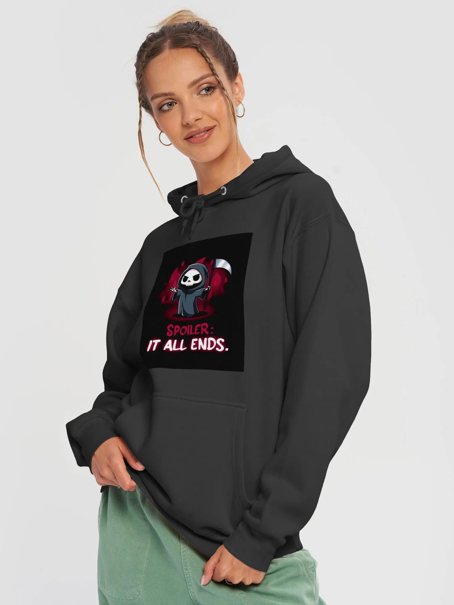 Chibi Grim Reaper Hoodie product image (17)