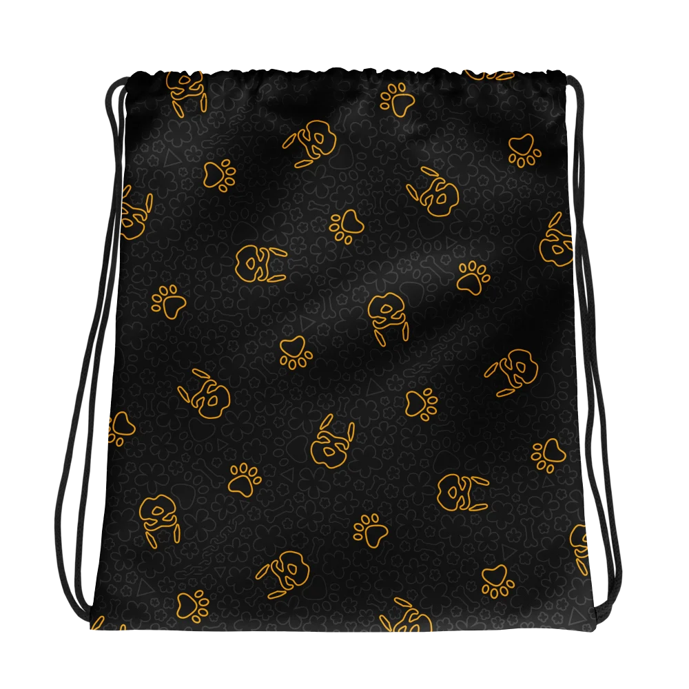 Psych Drawstring Bag - Night Orange product image (1)