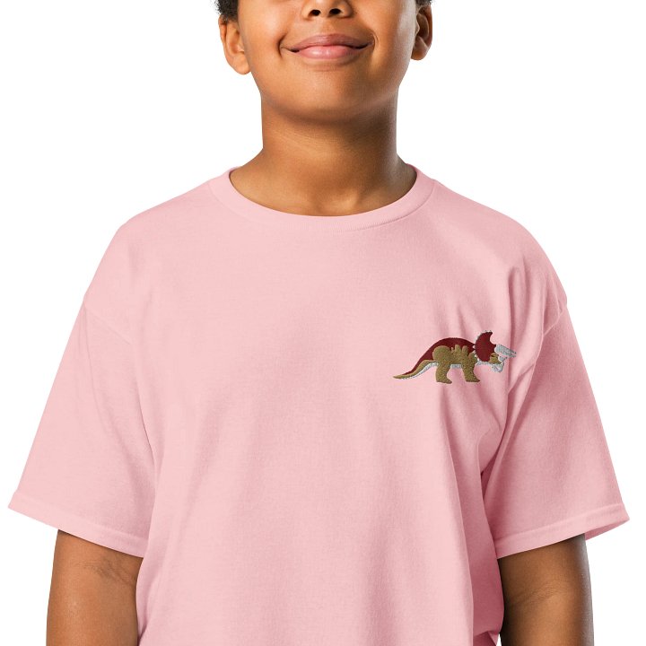 Youth Triceratops Embroidered T-Shirt product image (32)