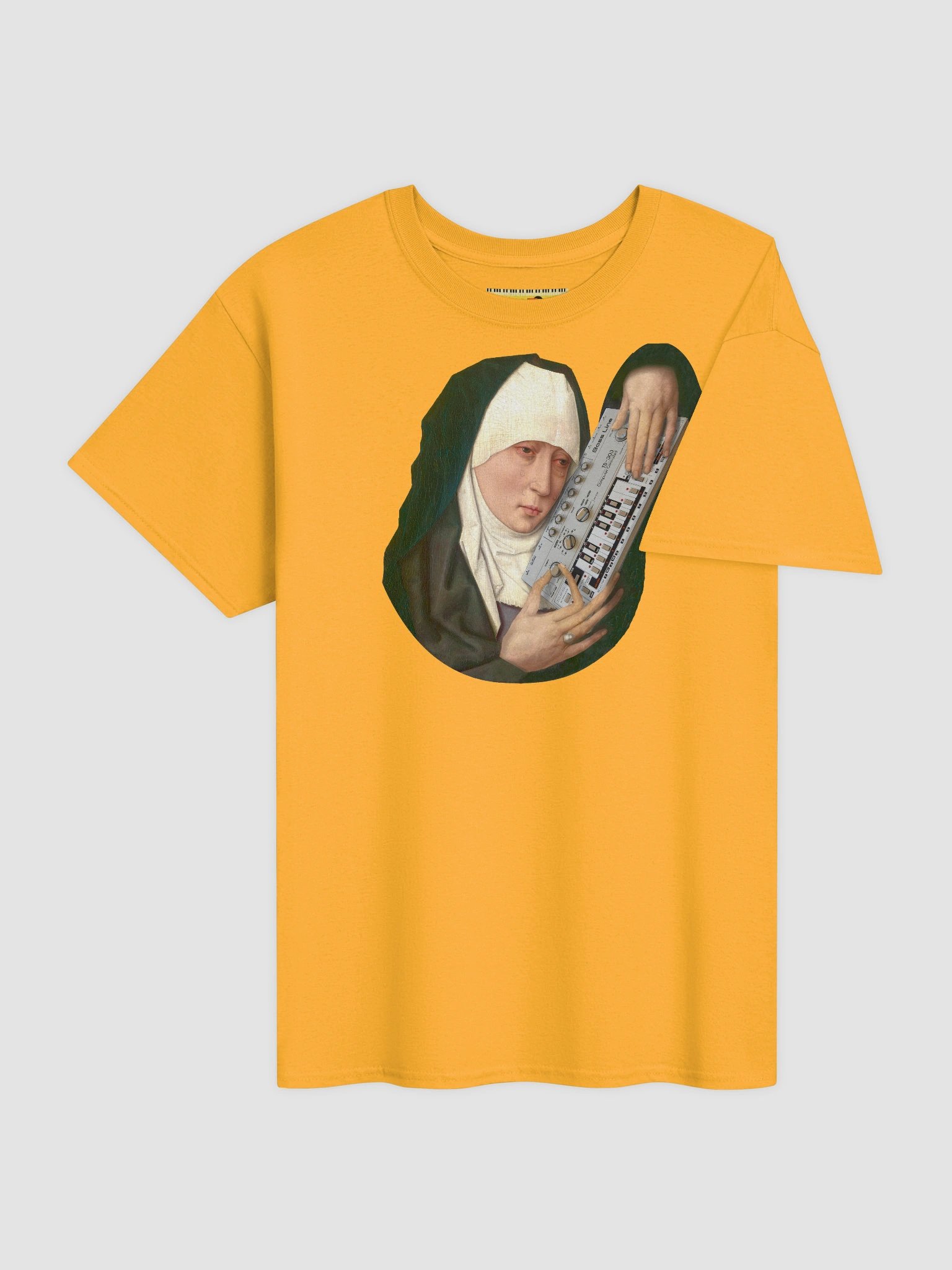Mater Dolorosa meets tb-3-0-3 by Frank Fonik, Techno EDM Unisex t-shirt product image (5)