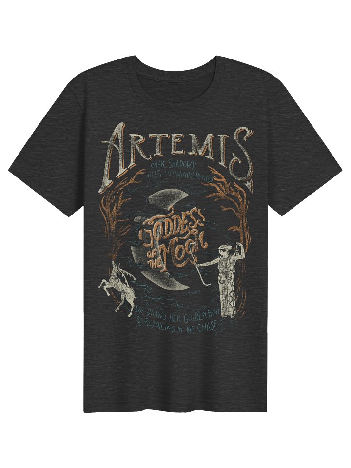 Artemis Goddess of the Moon vintage band tee unisex blue/rust product image (1)