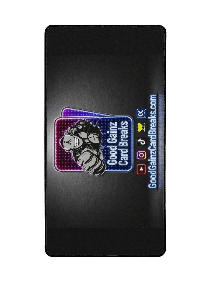 2026 Good Gainz Charcoal Mode Logo - Break Mat product image (2)