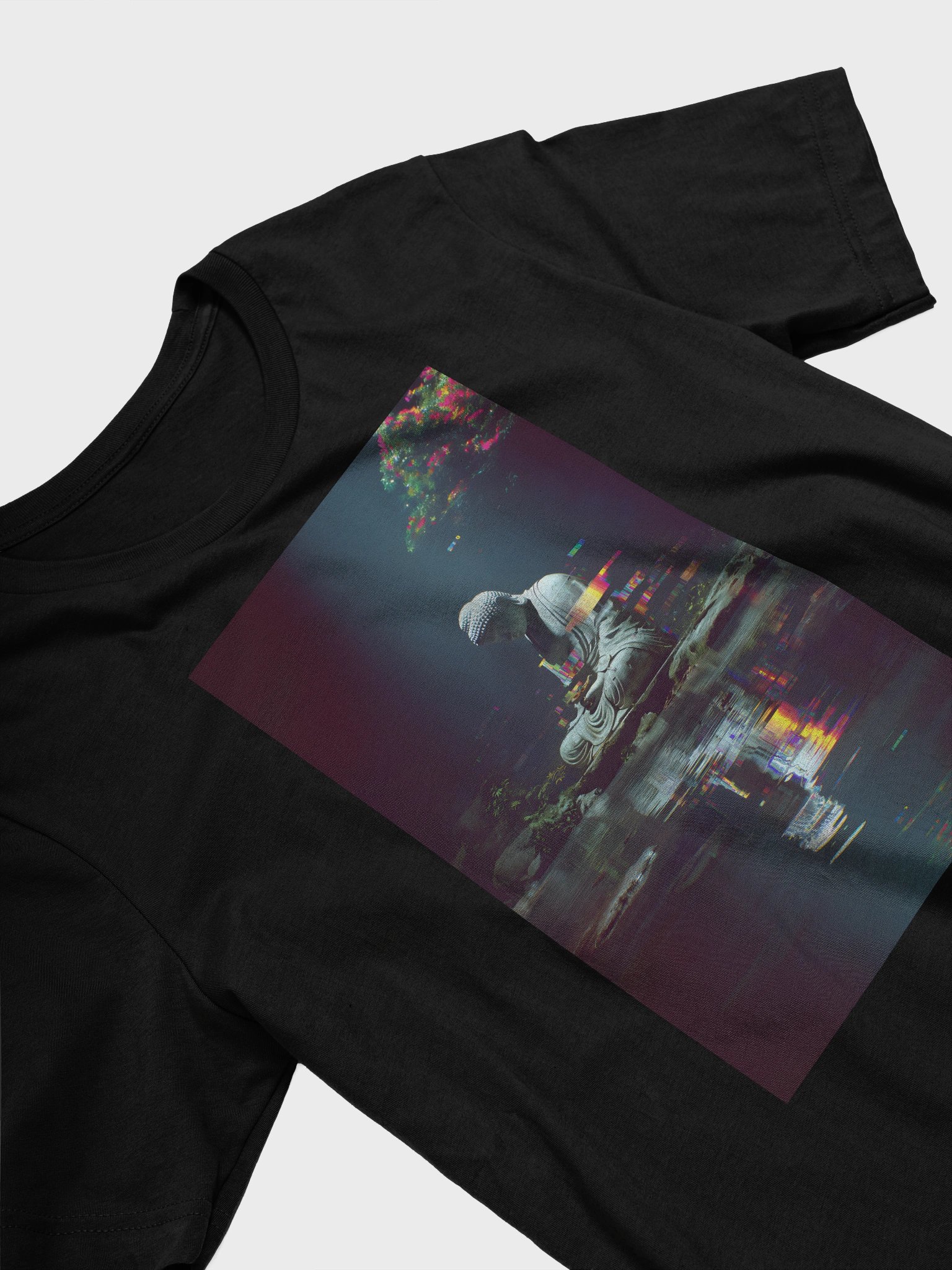 "The Shape Of The Real" Limited Edition Glitch Buddha Tee product image (3)