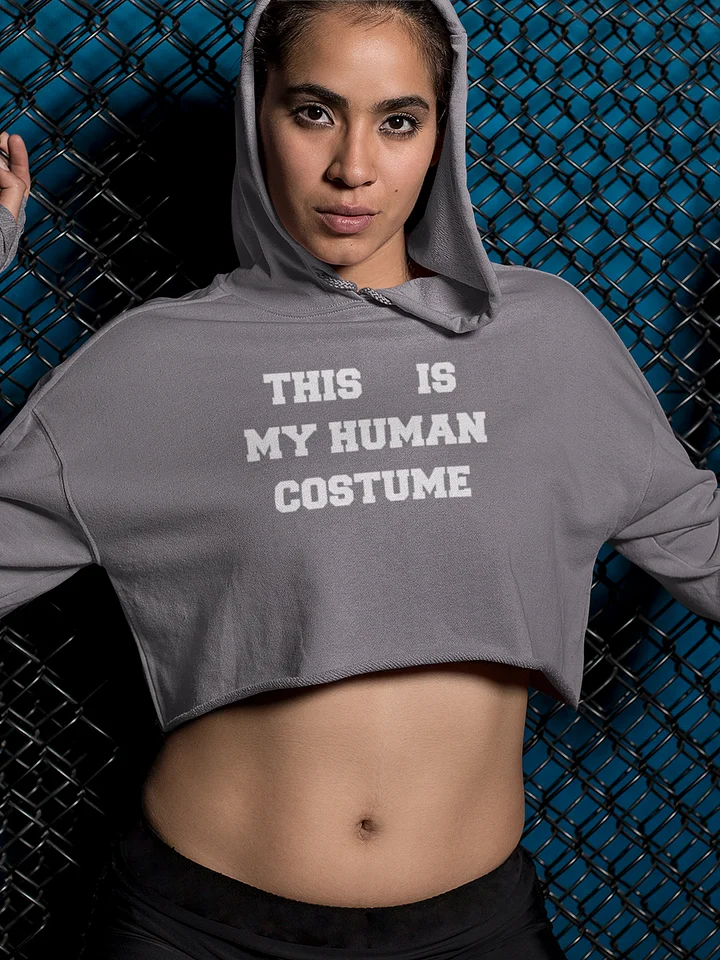 Human Costume fleece crop hoodie product image (1)