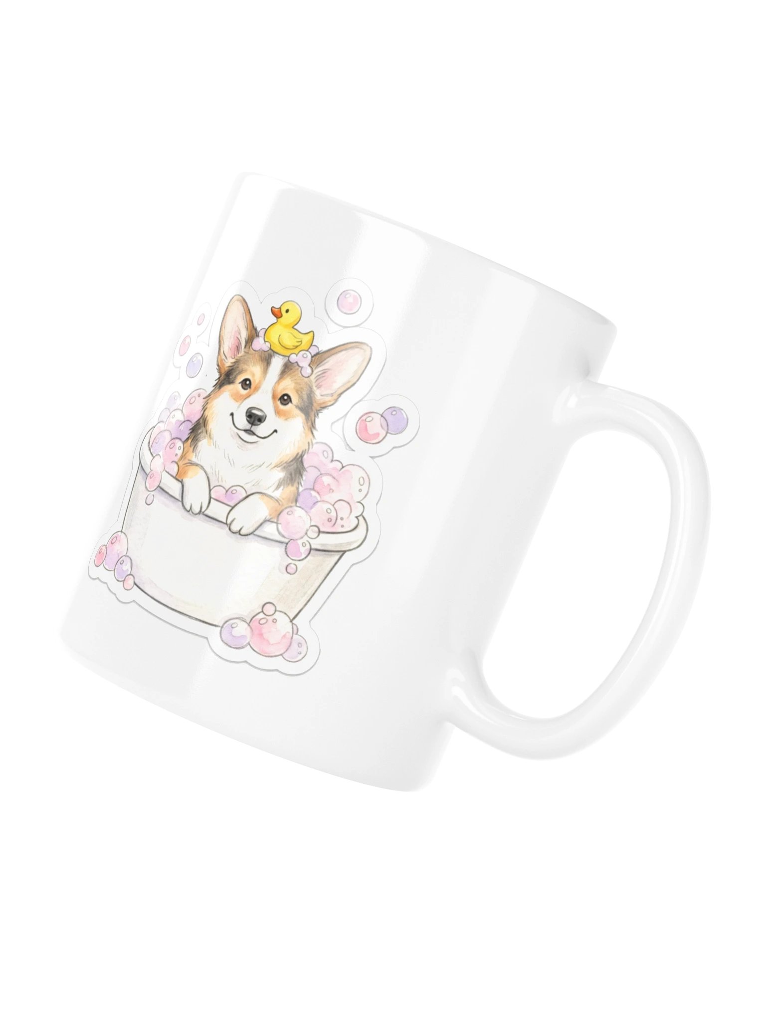 Bubble Bath Corgi Mug product image (4)