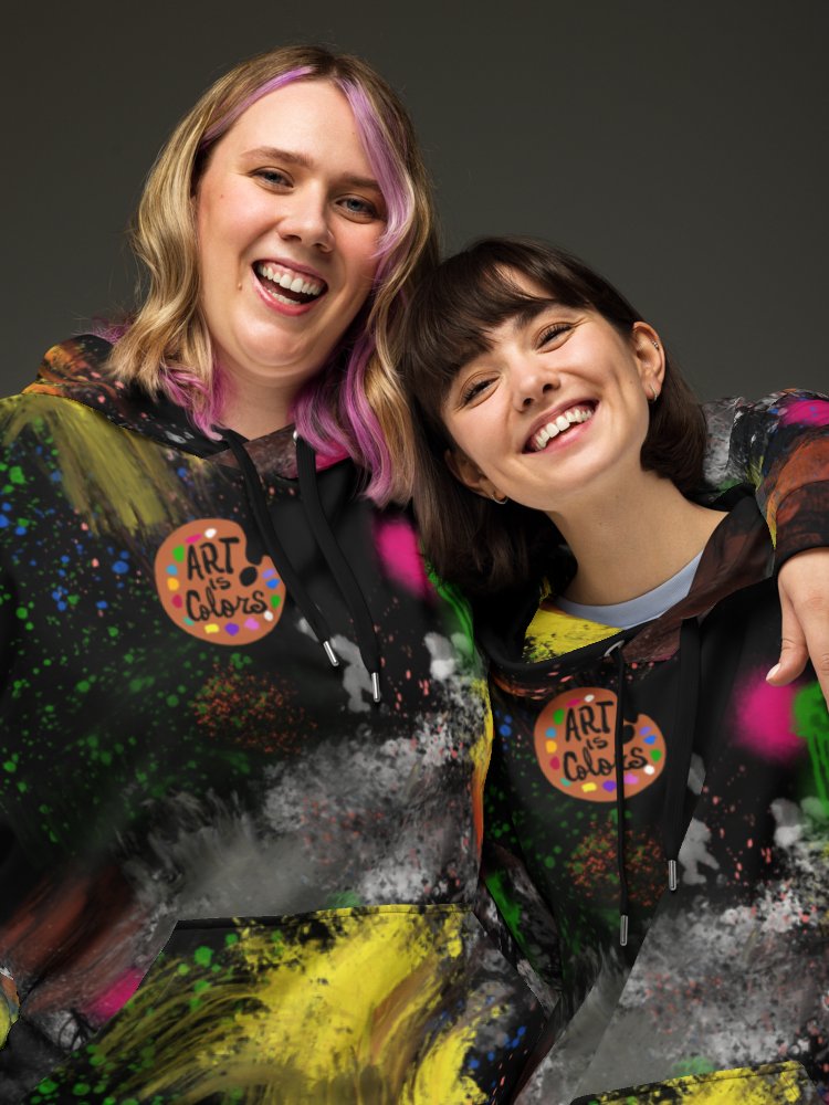 SplatterWear 'Color Splash' Unisex Art Hoodie product image (5)