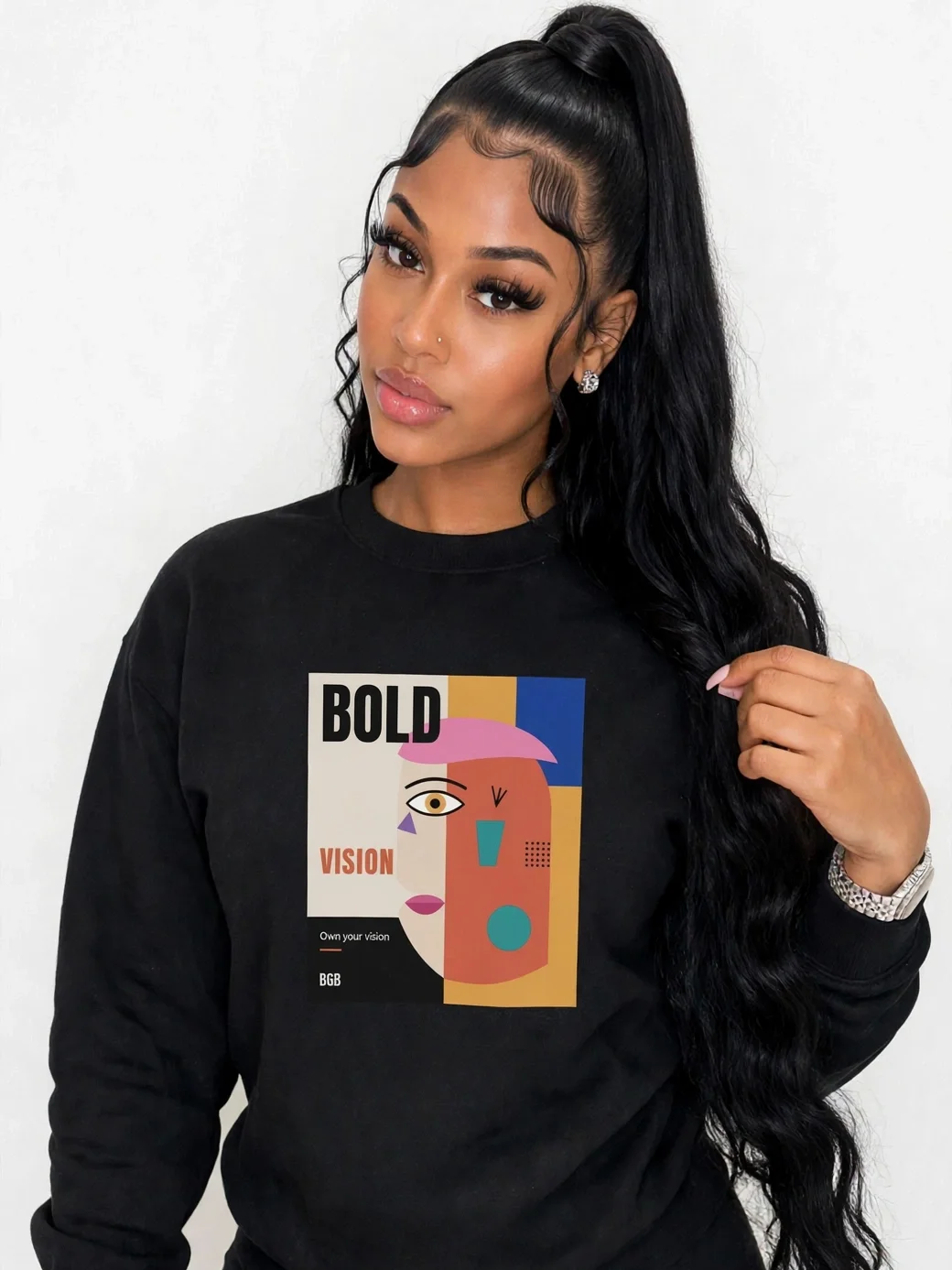 Bold Vision Women's Crewneck Sweatshirt product image (1)