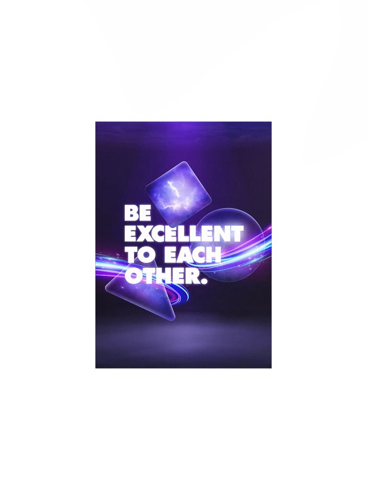 Zamn's Be Excellent Poster: Print Only product image (1)