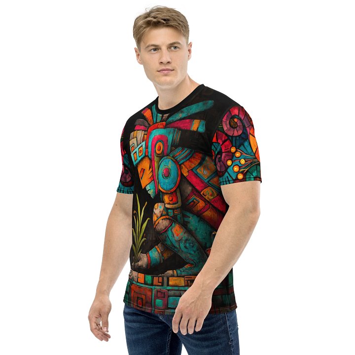 Ch’ulel Roots – Mayan Spirit All-Over Print T-Shirt product image (2)