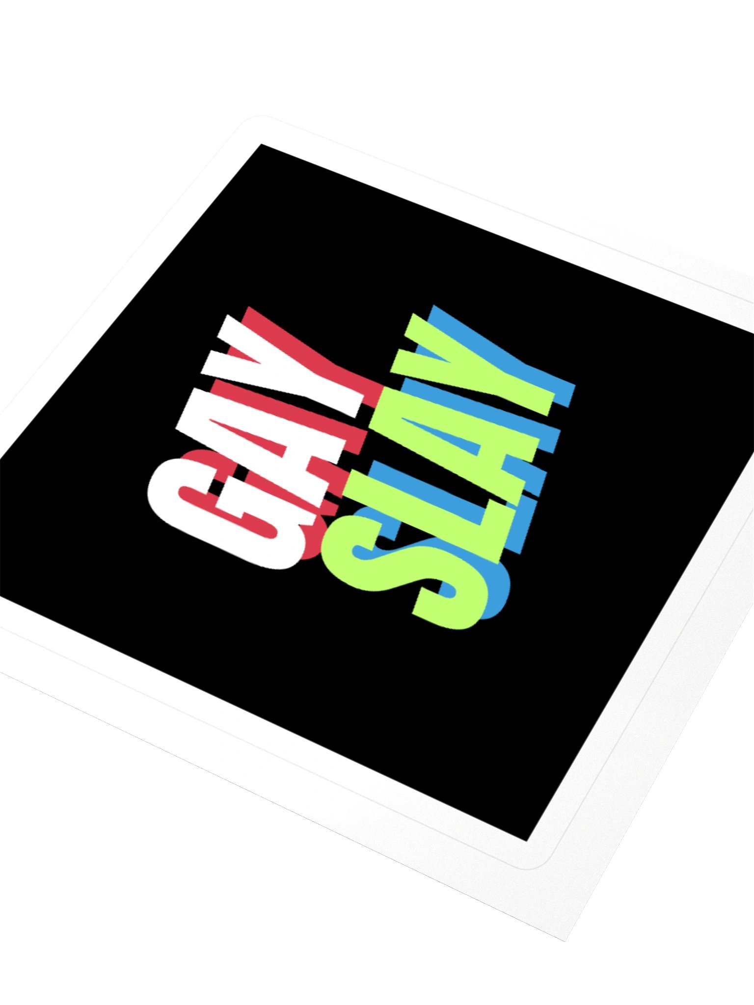 Gay Slay Square Sticker product image (3)