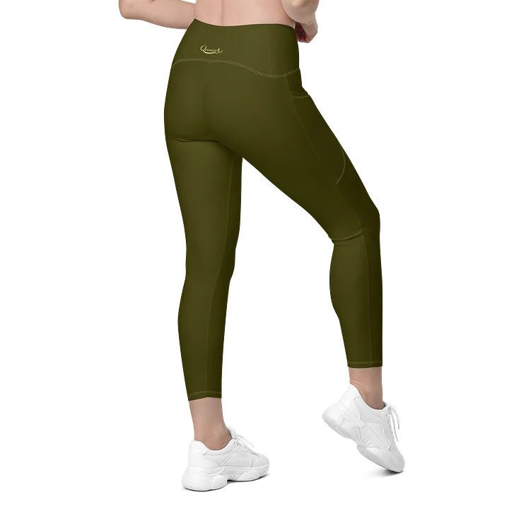 Green Leggings with Pockets product image (1)
