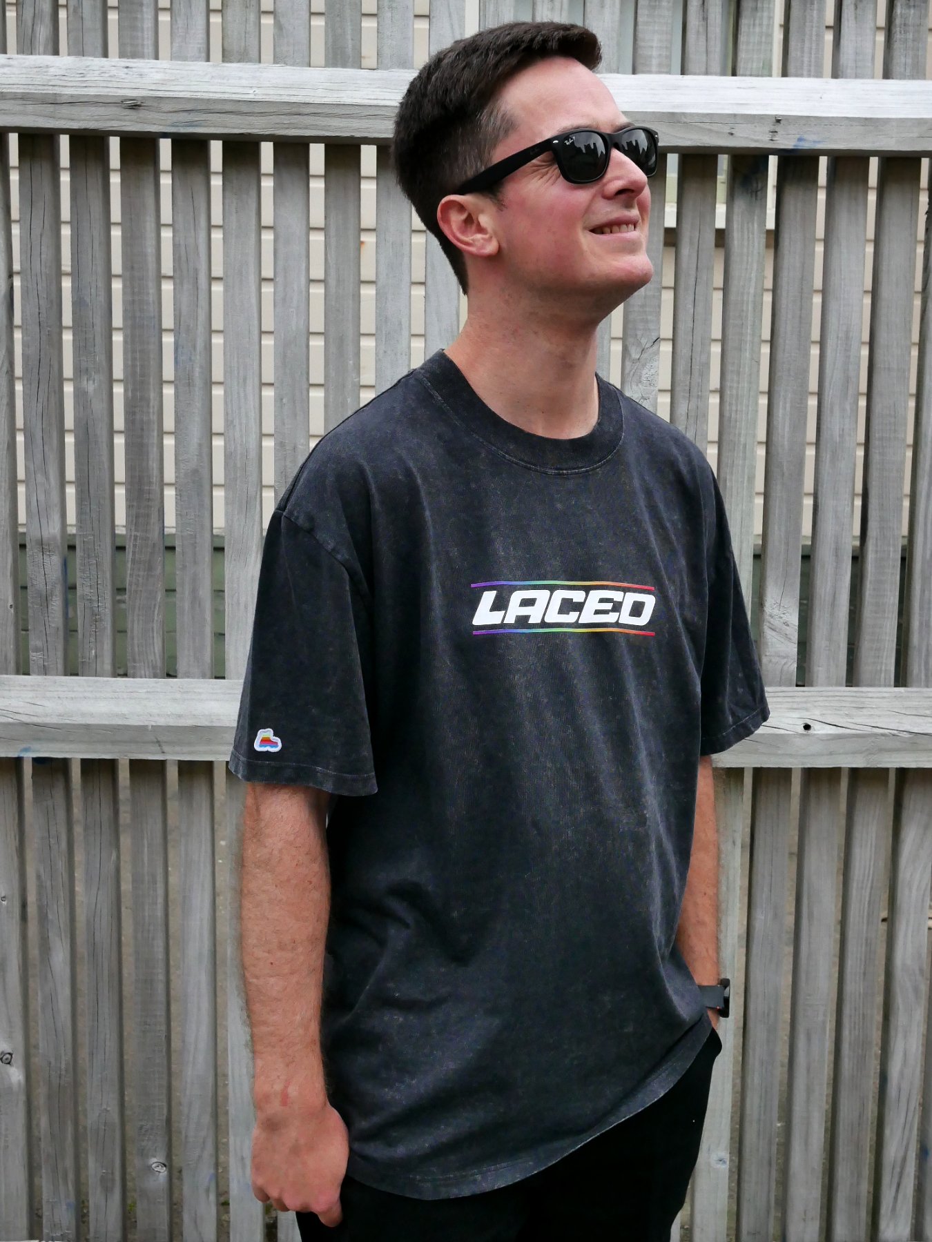 Racer Tee - Stone Wash Black product image (3)