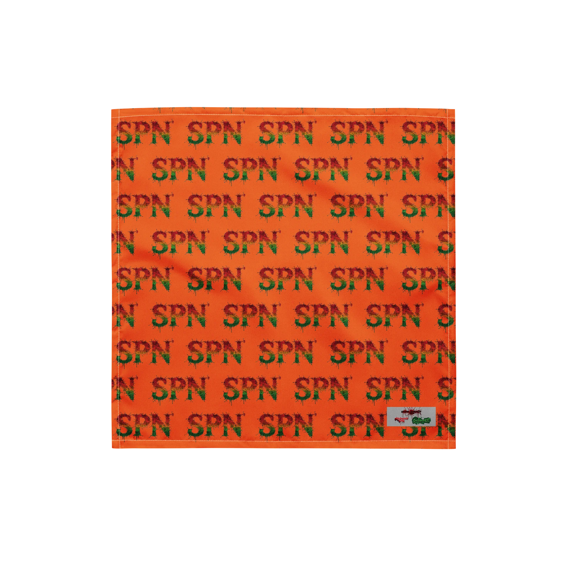 Vibrant SPN Rasta Grid Bandana product image (1)