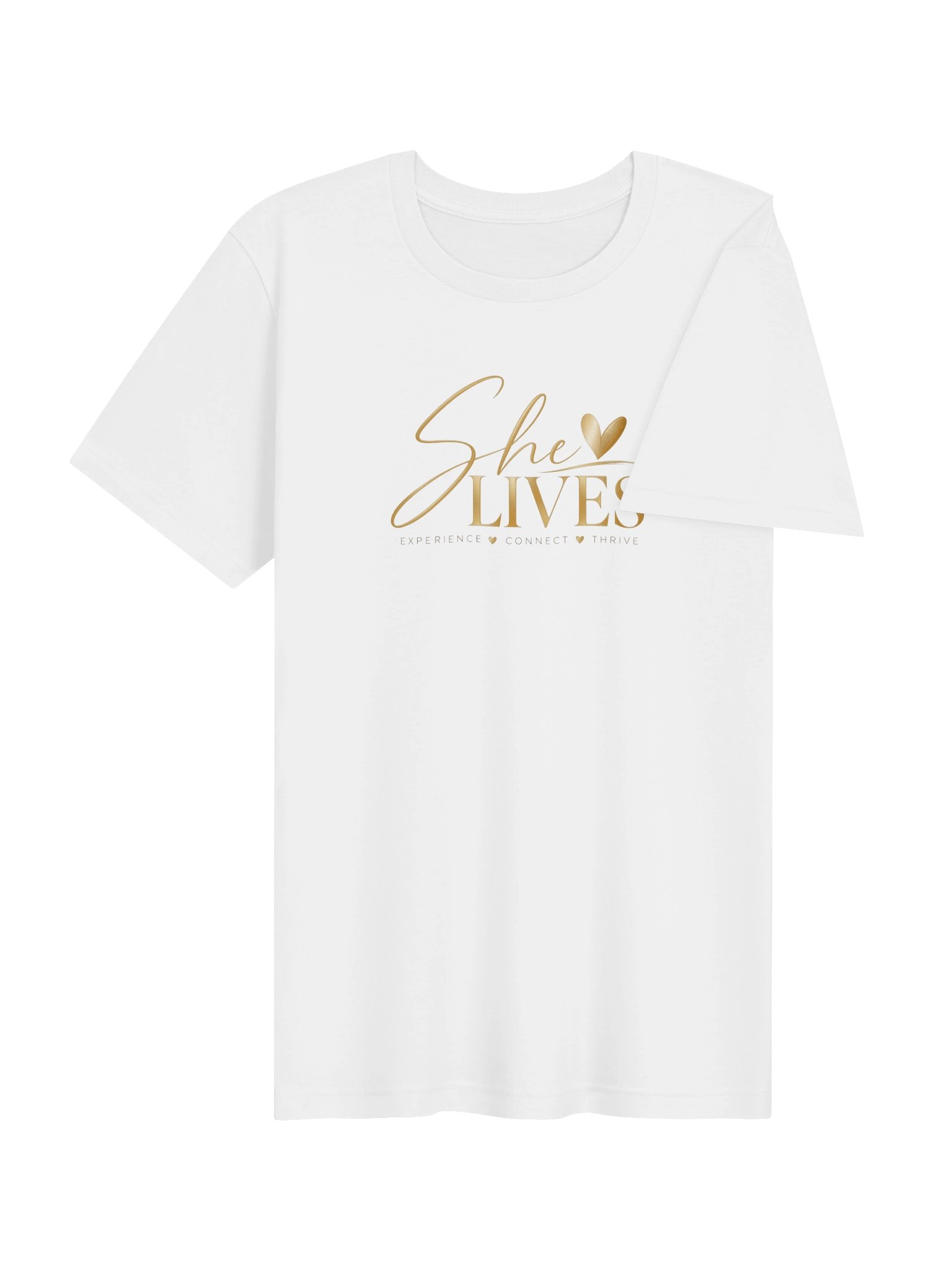 She Lives Gold Logo Tee product image (4)